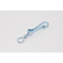 Карабін пружинний з вертлюгом 40 мм