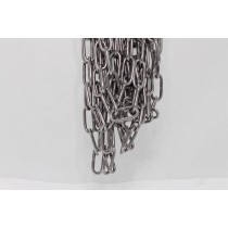 Ланцюг чорний довголанковий d-5мм, 10м