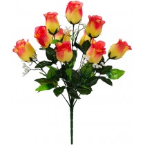 Букет Троянди в бутоні з кашкою 46см (№310)