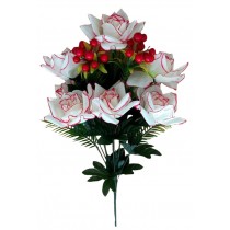 Букет искусственных роз Калина 56см (№1025)