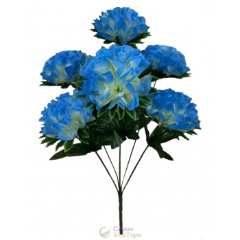 Букет из искусственных георгин на подставке 60см (№1106)