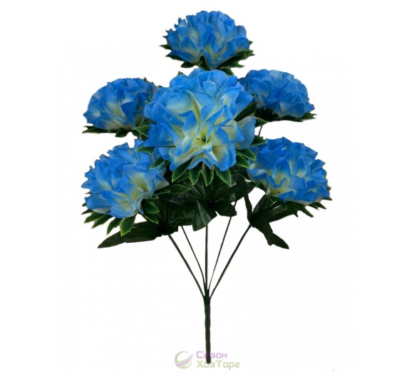 Букет из искусственных георгин на подставке 60см (№1106)