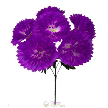 Букет искусственных хризантем Гигант 77см (№1118)