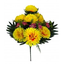 Букет искусственных георгин 55см (№1121)