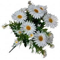Букет искусственных белых ромашек 46см (№2308)