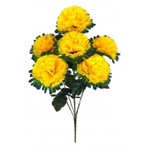 Букет искусственных хризантем на высокой ножке 70см (№6202)