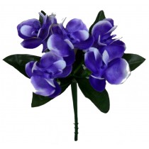 Штучний пластиковий букет орхідей 17см (№7230)