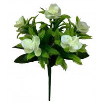 Букет штучних пластикових орхідей 18см (№7233)