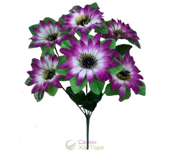 Букет искусственных астр 35 см (№7240)