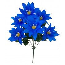 Букет искусственных пролесков цветных 35см (№7242)
