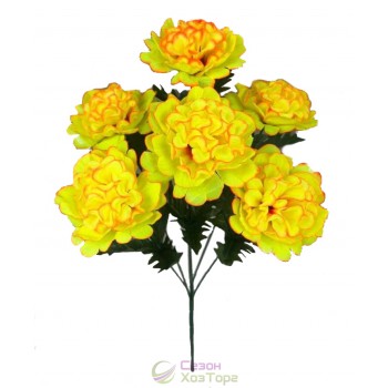 Букет искусственных георгинов 48см (№7255)