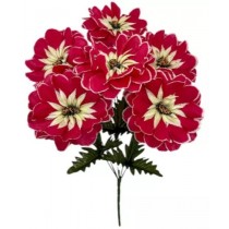 Букет из искусственных волнистых георгин 55 см (№7261)