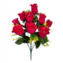 Искусственный букет роз в бутонах 48см (№7272)