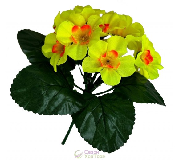 Искусственный букет примула бордюр 20см (№7310)
