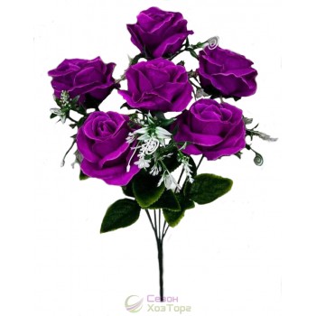 Букет искусственных роз 50см (№8111)