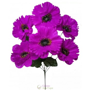 Искусственные цветы анемоны, 35см (№8134)