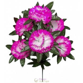 Искусственный букет гвоздик 48см (№8147)