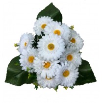 Букет искусственных белых ромашек 10-ка 35см (№8161)