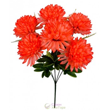 Букет искусственных хризантем, 52см (№8169)