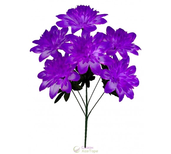 Букет искусственных хризантем гигант 82см (№1024)