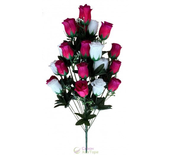 Букет из искусственных роз в бутонах 74 см (№1031)