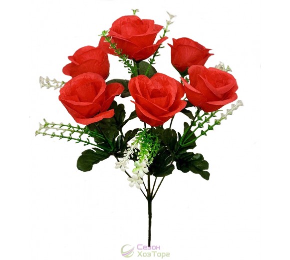Букет искусственных роз 40 см (№1036)
