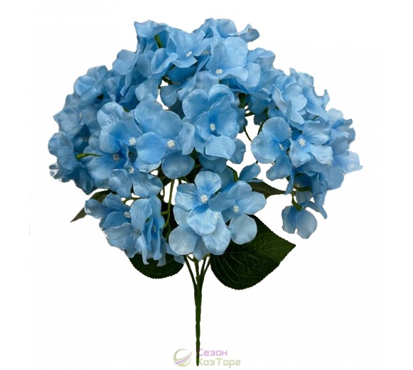 Штучні квіти гортензії в букеті 48см (№1040)