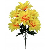 Букет искусственных георгин Ананас 82см (№1078)