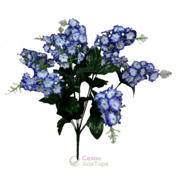 Искусственные цветы сирени в букете 46см (№3123)