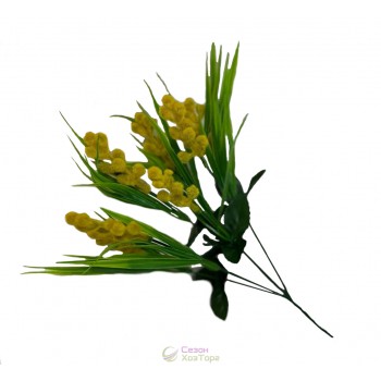 Букет искусственных цветов мимоза 7-ка 40см (№3124)