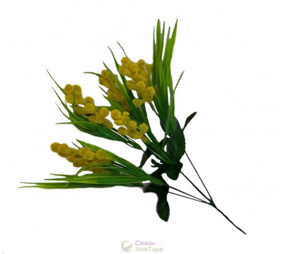 Букет искусственных цветов мимоза 7-ка 40см (№3124)