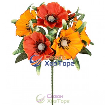 Букет Маки 21см (№374)