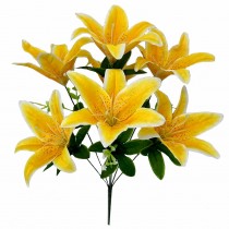 Букет искусственных Королевских лилий 55см (№6117)