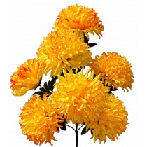 Букет искусственных хризантем гигант 78 см (№6123)