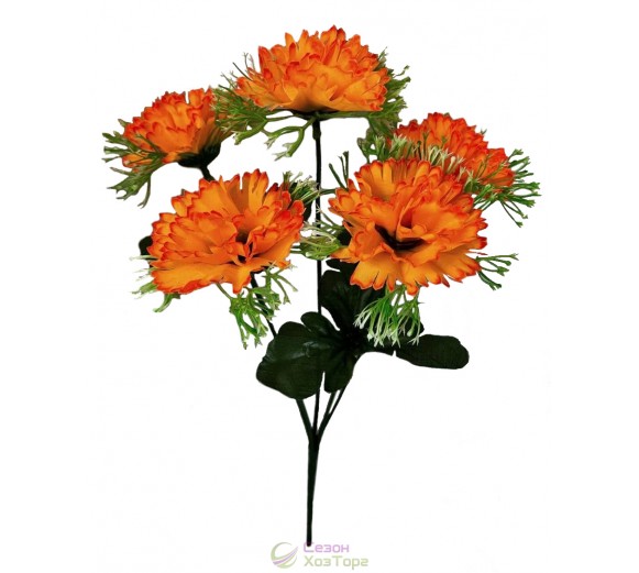 Букет искусственных гвоздик 35см (№6152)