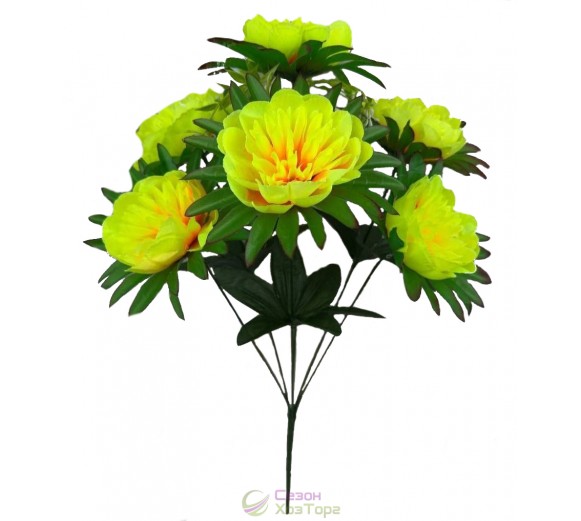 Букет искусственных пионов 50см (№6163)