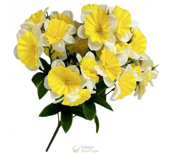 Букет искусственных нарциссов 48см (№6167)