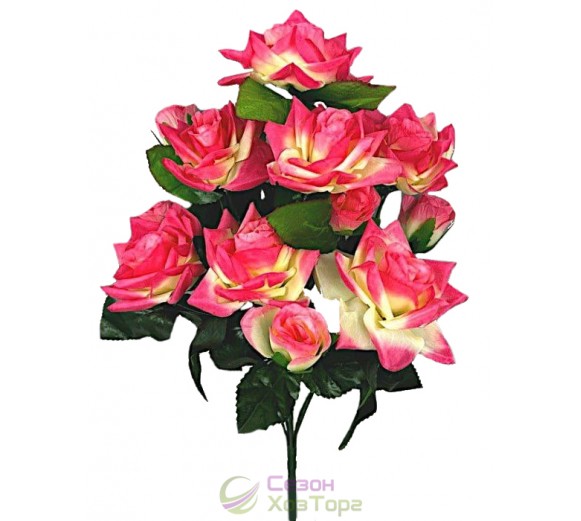 Букет искусственных роз 61 см (№7079)