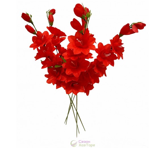 Одиночна гілочка гладіолуса 53см (№7113)