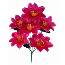 Букет зі штучного гібіскуса 36см (№7114)