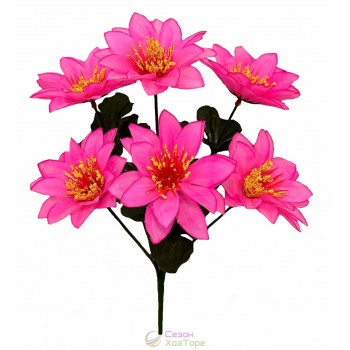 Букет искусственных крокусов с присыпкой 35 см (№7120)