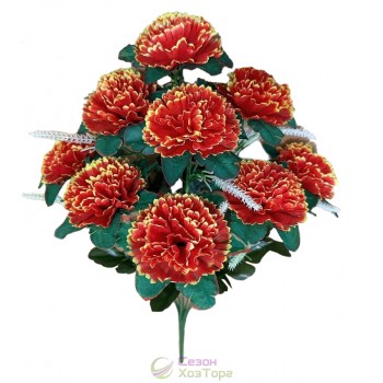 Букет искусственных гвоздик 46см (№7142)