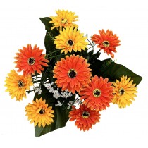 Искусственные цветы астры в букете 37см (№7215)