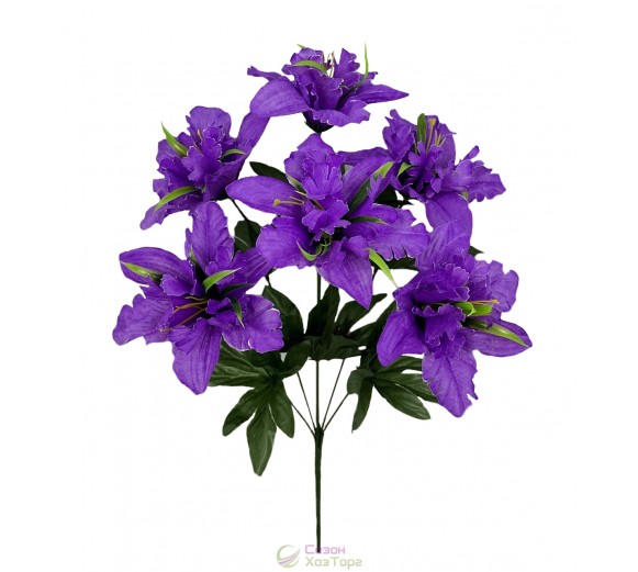 Букет искусственных ирисов 55см (№8067)