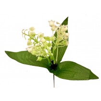 Штучний пластиковий букет конвалій 27см (№815) 