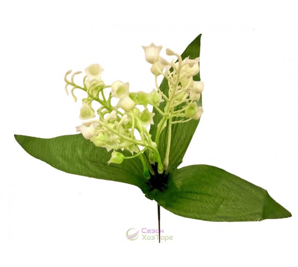 Штучний пластиковий букет конвалій 27см (№815) 