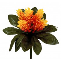 Штучний пластиковий букет бордюр Кукурудза 16см (№8150)