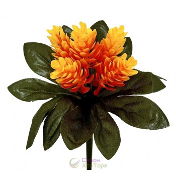 Штучний пластиковий букет бордюр Кукурудза 16см (№8150)