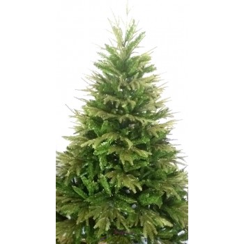 Ель Литая естественно-зеленая со вставками из хвои ПВХ 1,8м (SH358) 