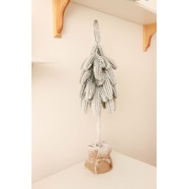 Ялинка Офісна засніжена з литої хвої у мішковині 0,67м 